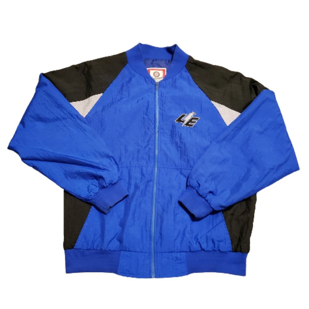 Vintage Apparel of Las Vegas Full Zip Jacket Blue Black | Men's XXL Made in USA